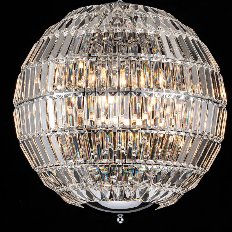 Ennu Crystal Globe Chandelier