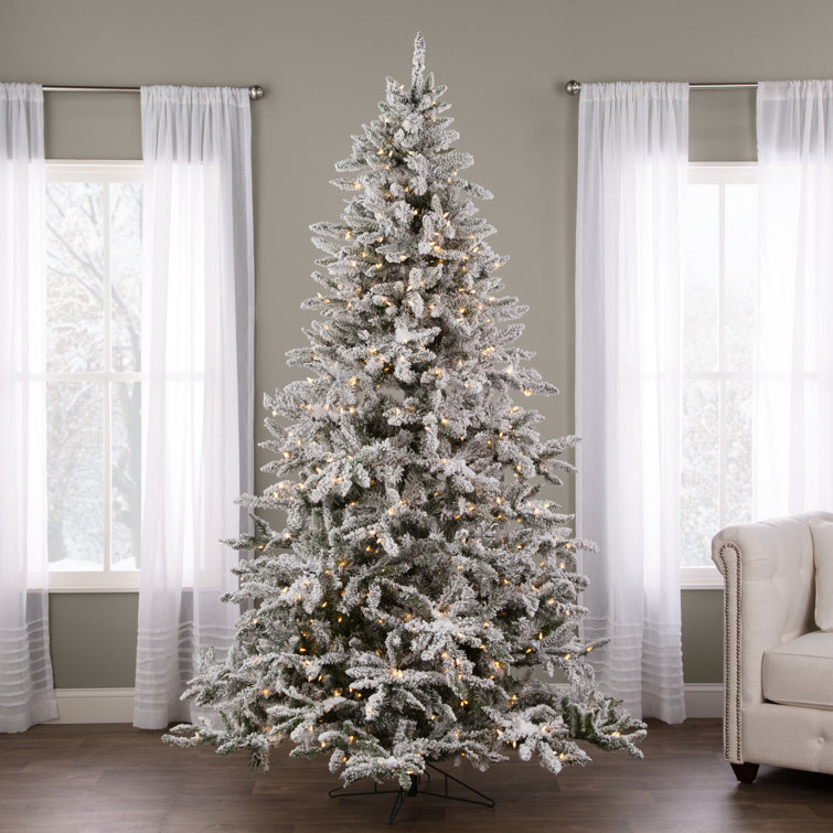 Utica Flocked Fir Artificial Christmas Tree
