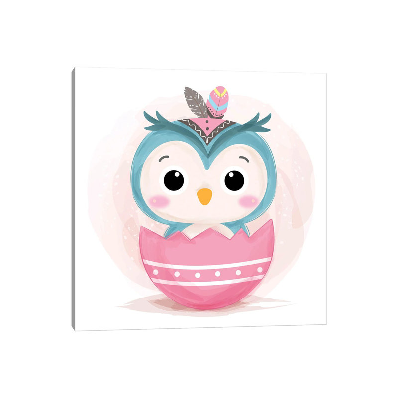 Owl For Children's Room by Art Mirano - Wrapped Canvas Print, 45.72 cm H x 45.72 cm W