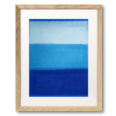 Blue Homage To Rothko by Drew Gaffney