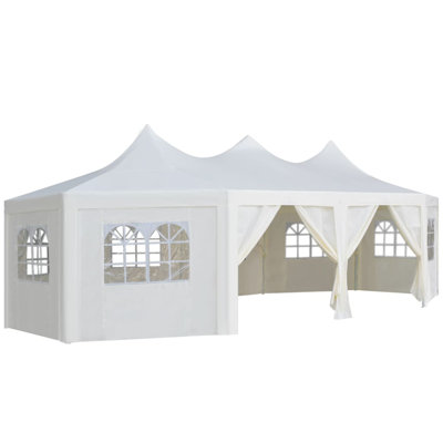 8.5m x 4.5m Steel Party Tent