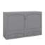Grand lit escamotable avec tiroir de rangement, port USB et station de charge, base de lit escamotable en bois-381217641