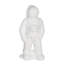 Figurine d'astronaute moderne en grès - sculpture décorative en céramique blanche de 12 po pour la maison, le bureau, la chambre à coucher ou le salon.