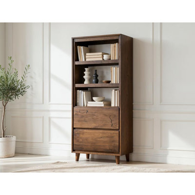 Savia 2 Drawer, Bookcase