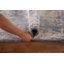 Tapis de couloir abstrait bleu All-Over 2x10