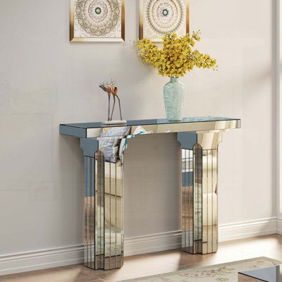 Console à miroir moderne 43,3 po Jasan