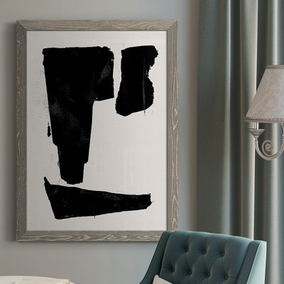 «Triple Block Print I», reproduction sur toile simple encadrée