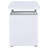 White 3-Drawer Reversible Office Desk