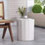 Table d'appoint d'extérieur en béton léger