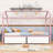 Atice Twin XL to King Size Platform Bed with 2 Drawers-464404609