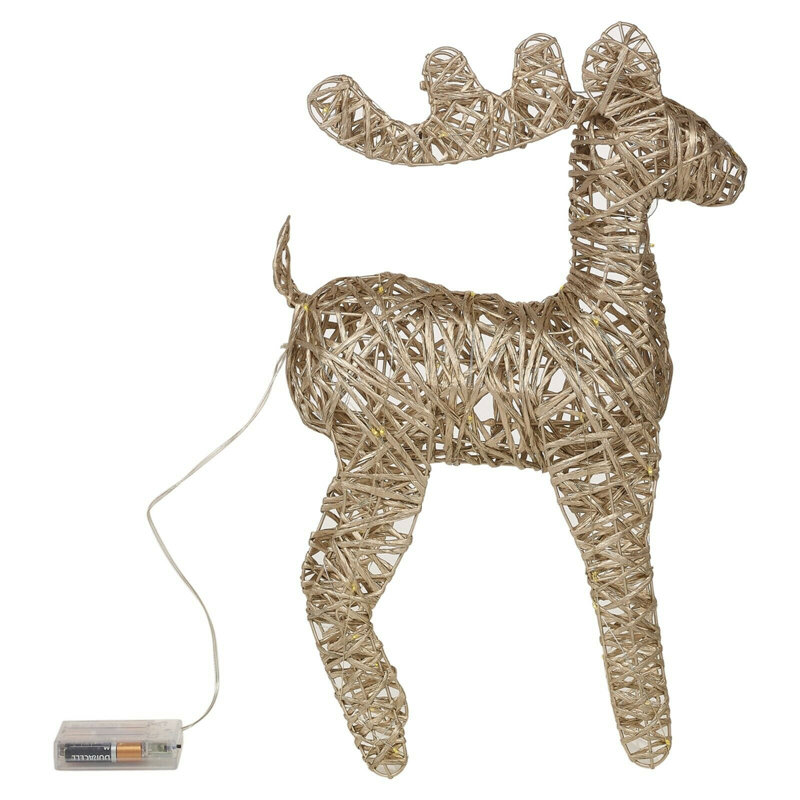 Christmas Decorative Accent, Metallic Gold, 60cm H x 15cm W x 36cm D