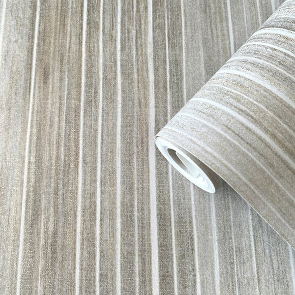 Elegance 10m x 53cm Glitter Wallpaper Roll, Silver Grey