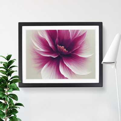 Striking Carnation Flower - Framed Print