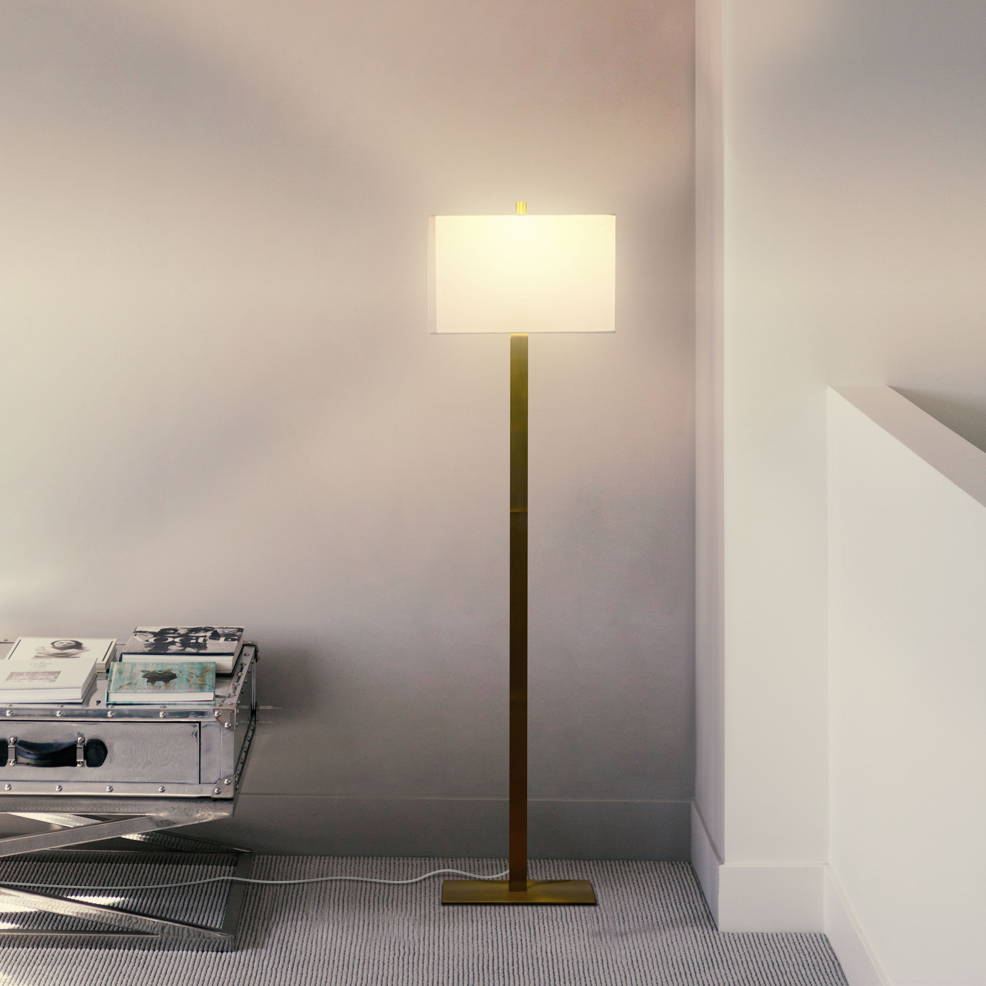 Brightech Stella 60 in. Mid-Century Modern 1-Light LED Energy Efficient ...