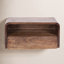 Tablette flottante en bois massif de 9 po de hauteur Langley-697422470