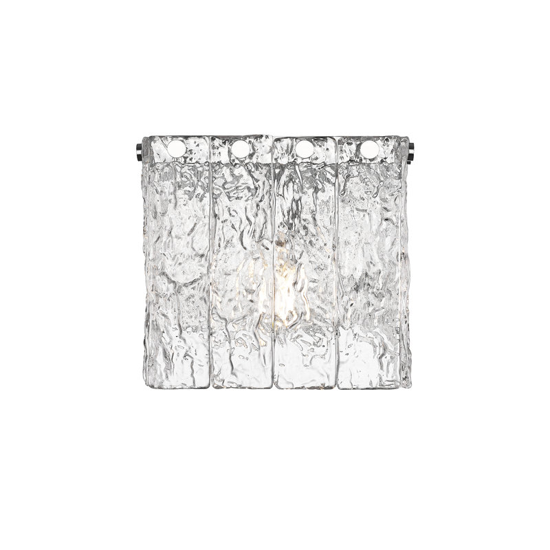 Timeothy 1 Light Wall Sconce, Polished Chrome