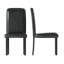  Modern Dining Chairs Black(set Of 2)