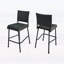 Ensemble de 2 tabourets de bar 29 po en rotin de polyuréthane pour l'extérieur, sans accoudoirs, confortables et durables-134643938