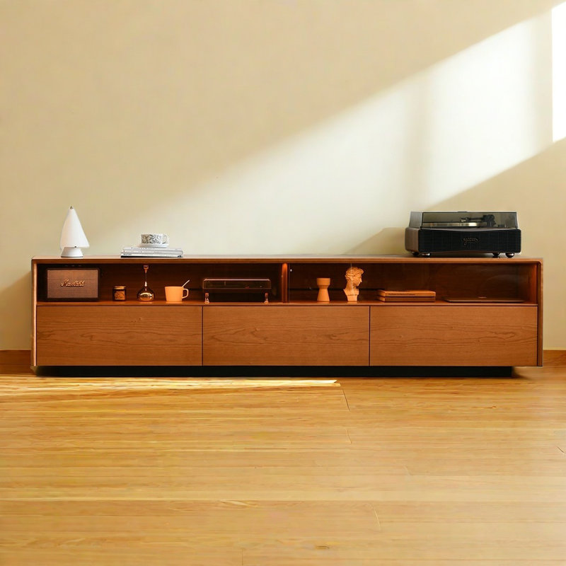 Exquisite TV cabinet, Yellow
