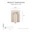 Ensemble de tables basses 3 pièces Durkin
