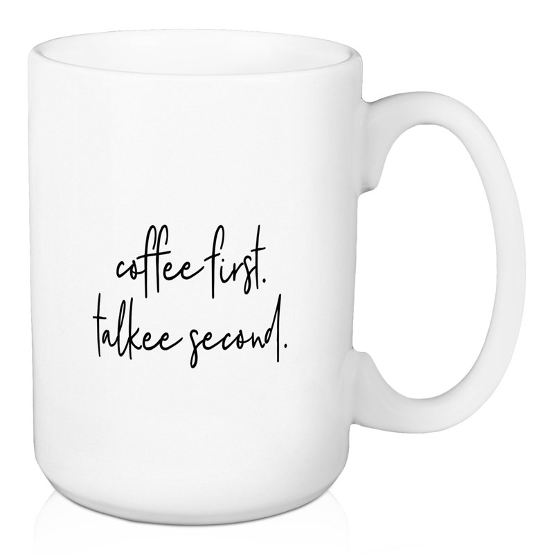 Deuxième grande tasse à café talkee first Sabelina