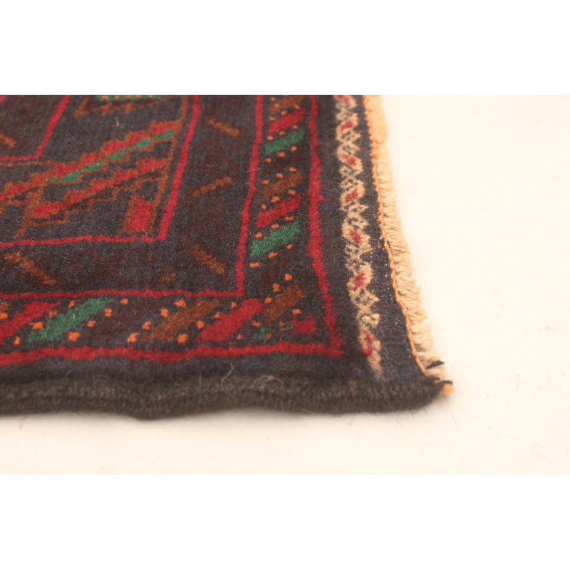 Tapis rouge foncé Lynnisha 3 pi 7 po x 6 pi 3 po
