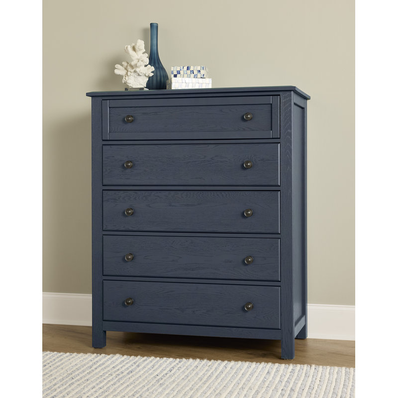 Lewin 5-Drawer Chest, Indigo