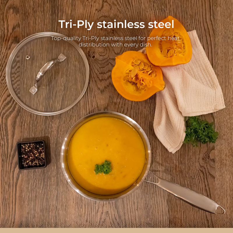 1 - Piece Stainless Steel Cookware Set
