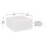 Table basse avec tiroirs pleine extension