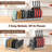 Cutting Board Organizer Rack, Expandable Baking Tray And Cookie Sheet Organizer With 14 Adjustable Dividers, Bakeware Muffin Tin Cupcake Pan Storage Organizer For Cabinet-1792073474