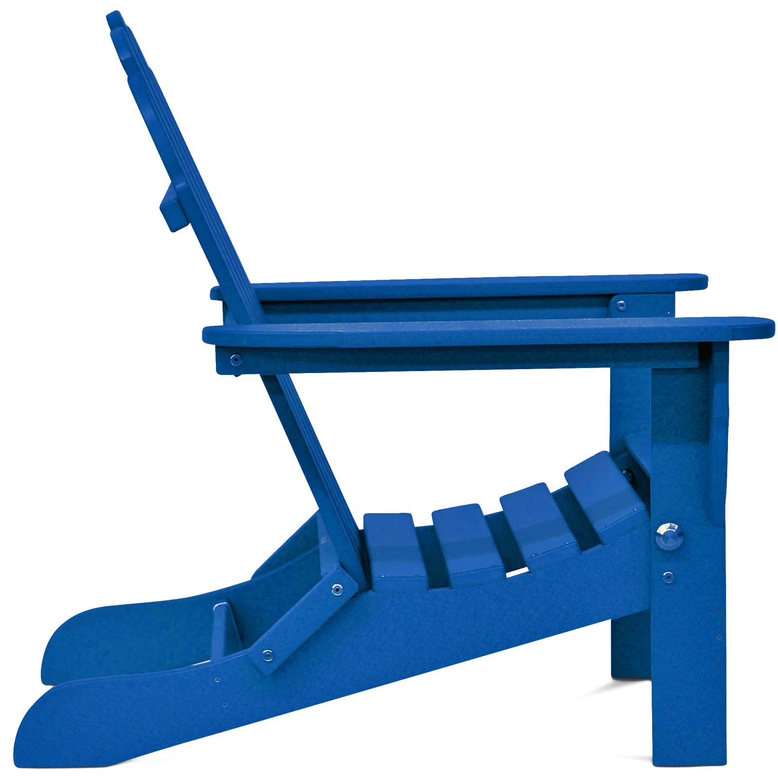 Leighton Foldable Adirondack Chair, Royal Blue