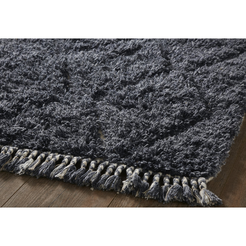 Roonem Area Rug in Blue, Rectangle 5' x 7'