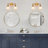 Emilye Brass Dimmable Armed Sconce