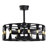 Helle 25 Inch Elegant Matte Black Ceiling Fan With Remote