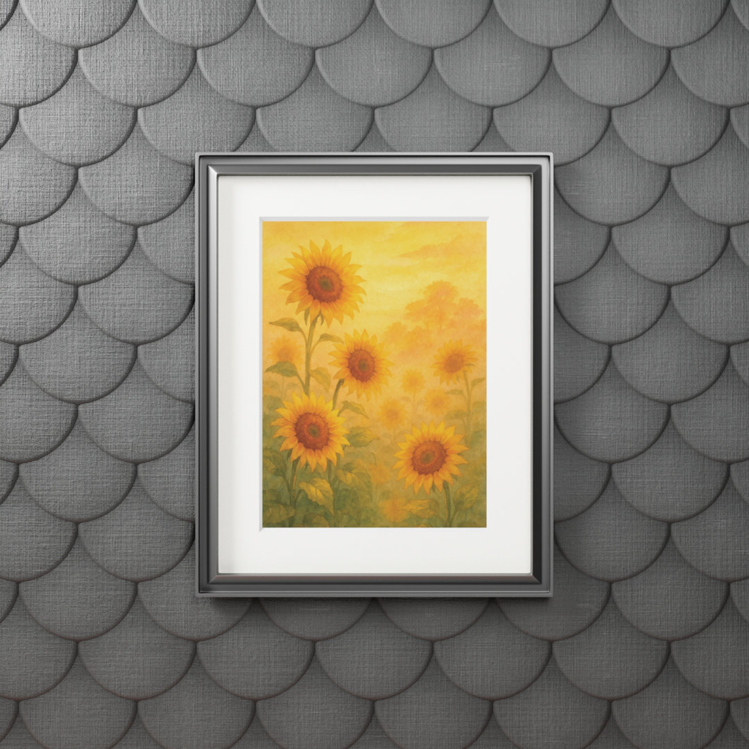 Clinger Single Picture Frame Print