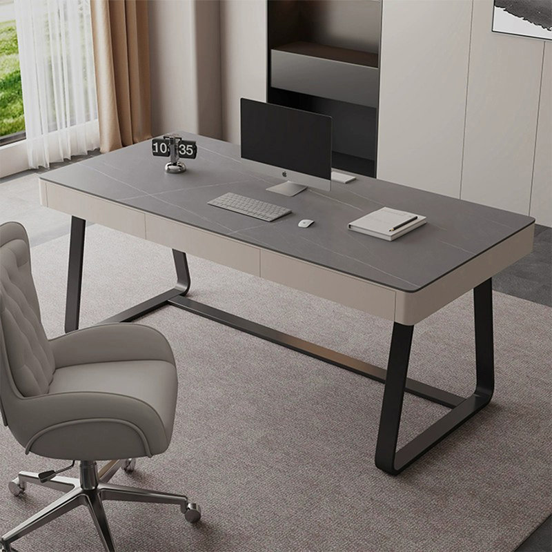 Modern rectangular desk, 29.53"H*78.74"W*27.56"D