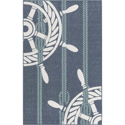 Bethzy Striped Indoor / Outdoor Rug
