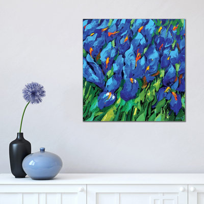 «Blue Irises II» par Dmitry Spiros - reproduction d'art