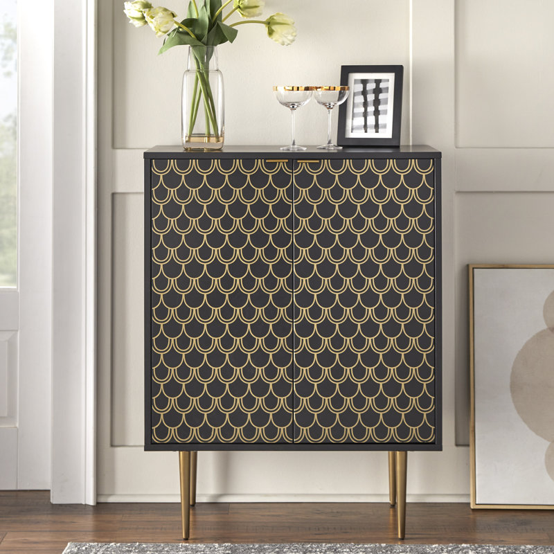 Gabriel Accent Cabinet, Black