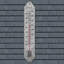Thermomètre d'extérieur en métal 19,50 "