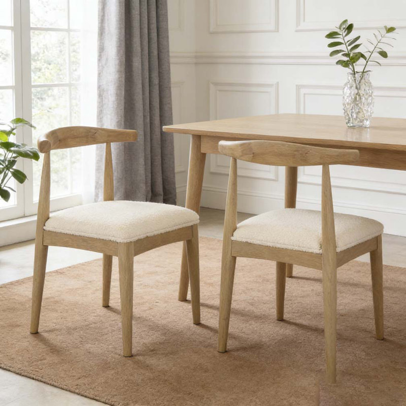 DINING CHAIR SET, Ivory