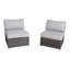 Ensemble de conversation pour 2 personnes avec coussins Crofoot