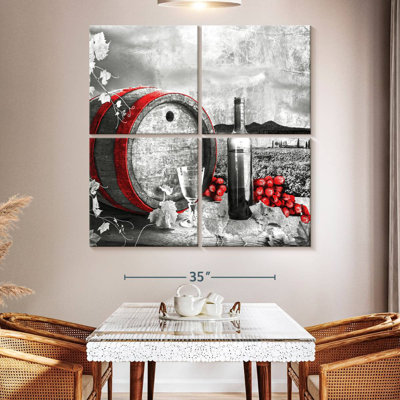 Yarlin Wine Barrel And Grapes Pop