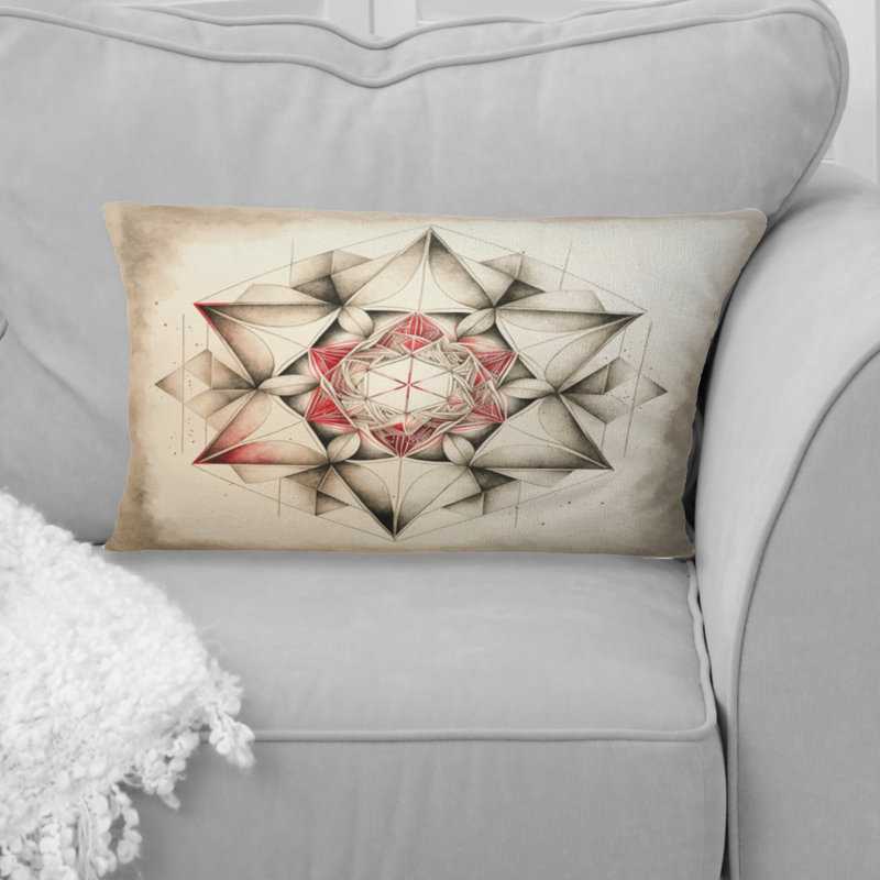 Coussin décoratif géométrique Sacred