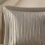 Édredon 7 pièces pour très grand lit taupe Charmeuse, coussins décoratifs et taupe très luxueux, facile à nettoyer