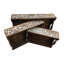 Glassman Solid Wood Tray - Set of 3-100739570-100739580