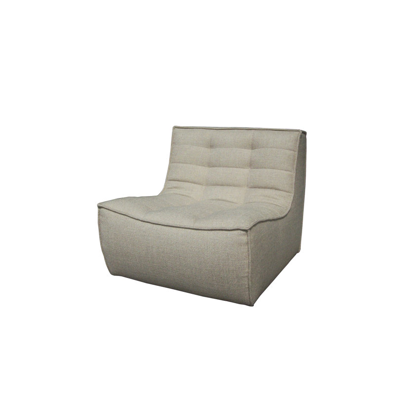 N701 Armless Chair, Beige