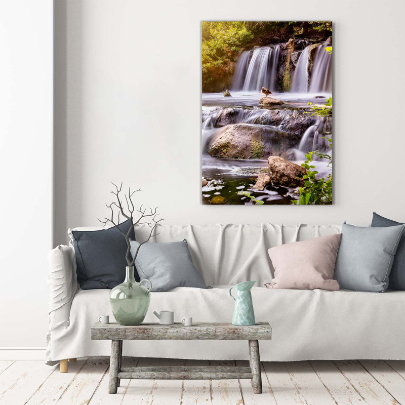 Waterfall - Wrapped Canvas Print