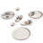 14 Pieces 100% Porcelain Breakfast Set