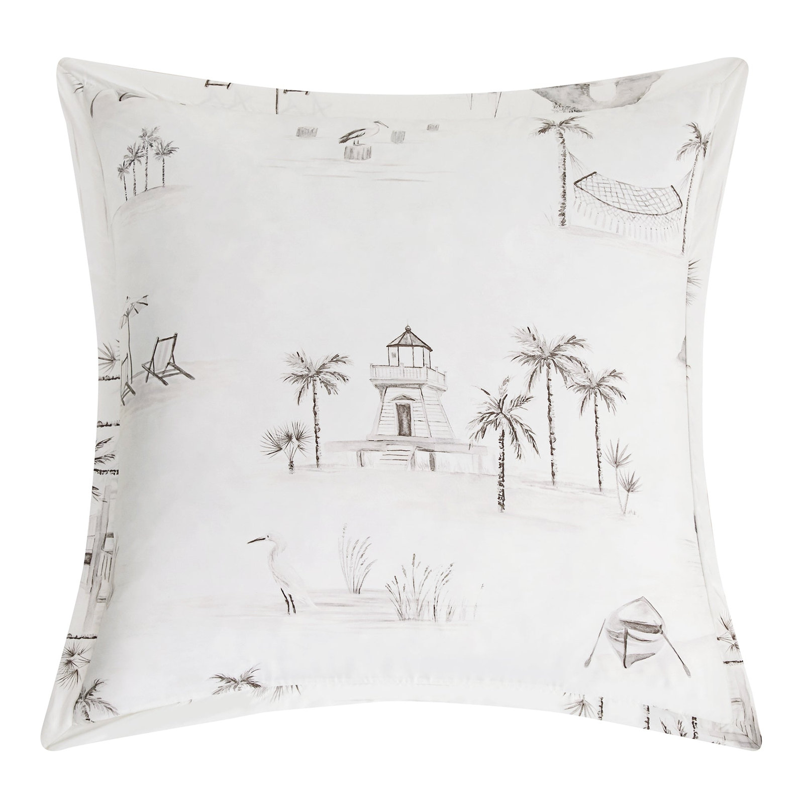 Riggi Taupe Lyocell Piece Sham